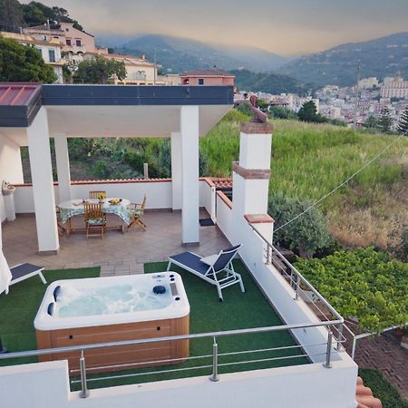Loft Incantevole Con Idromassaggio Esterno Privato Patti Exteriör bild